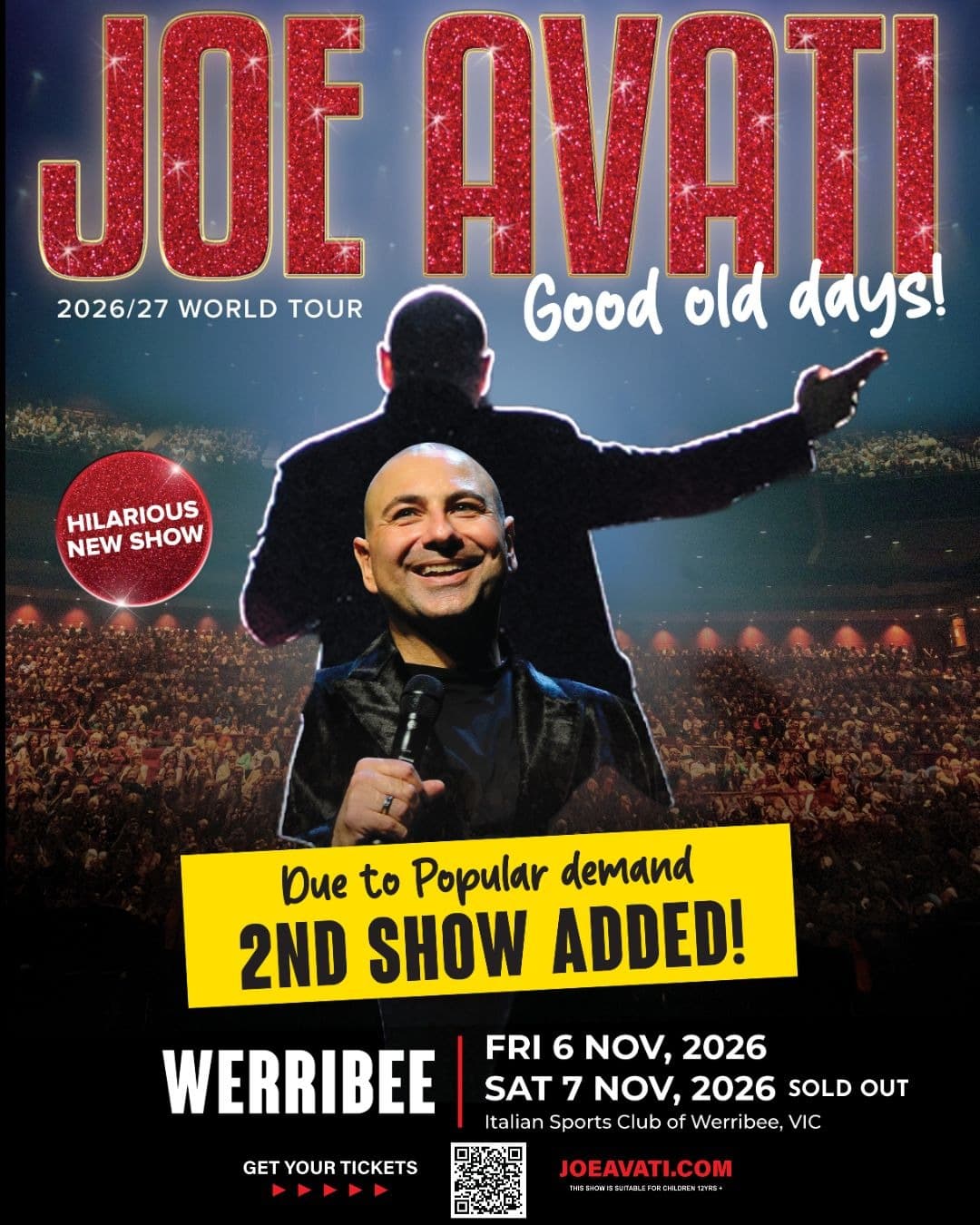 Joe Avati Good Old Days 2026 poster