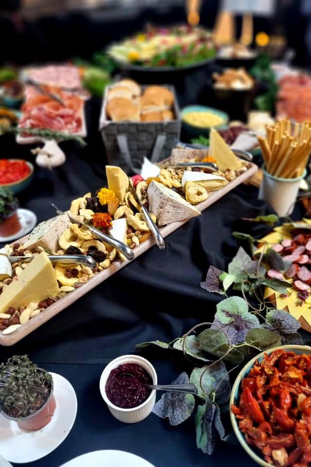 Drinks service at an ISCW function