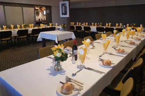 The Peacock Room set for a wedding