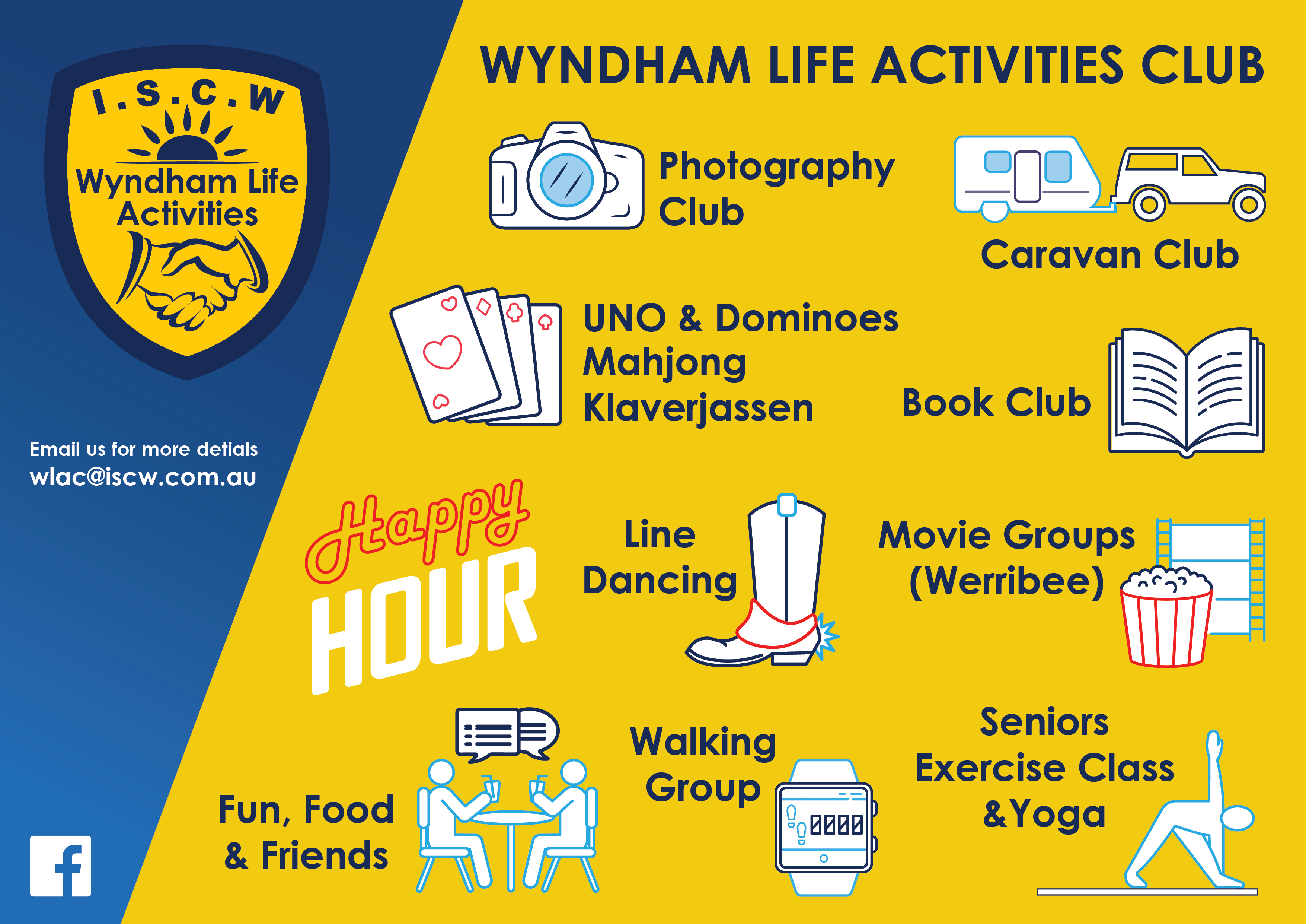 Wyndham Life Activities Club poster