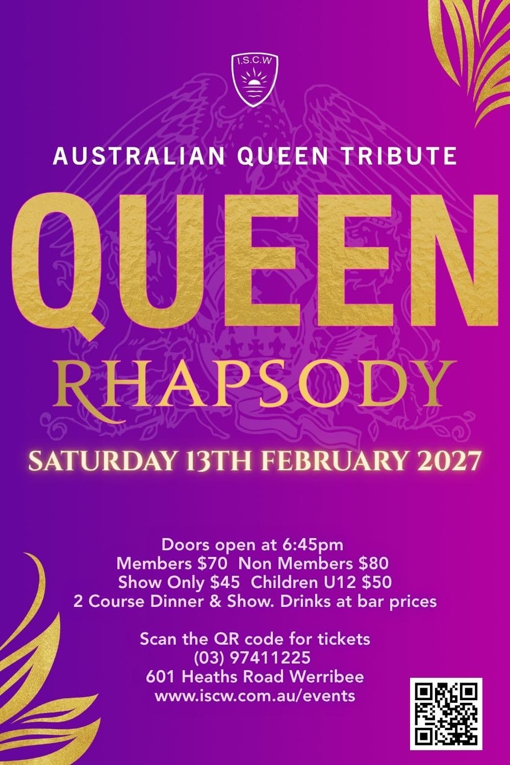 Queen Rhapsody 2027 poster