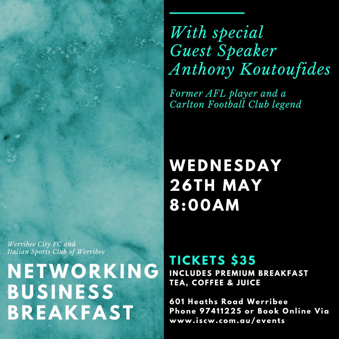 ISCW Networking business breakfast banner