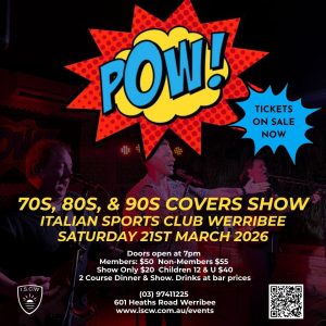 POW - 70s,80s,90s Covers Show